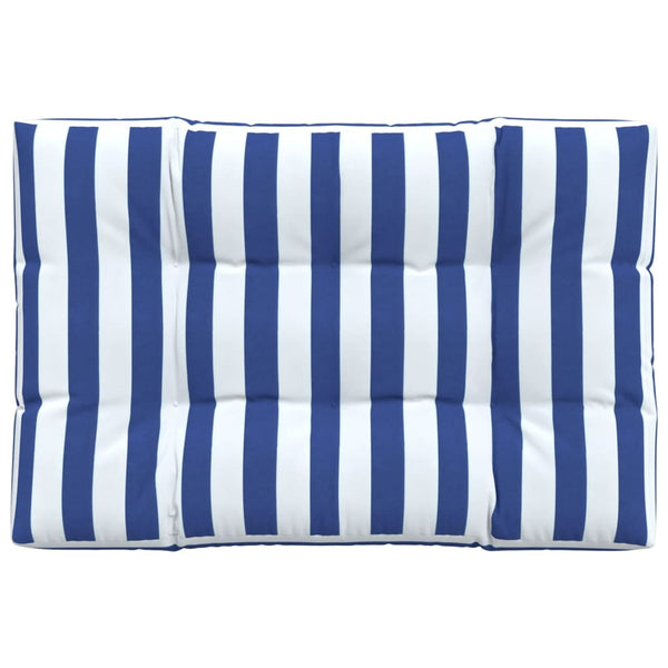 Palettenkissen Blau Weiß Gestreift 120x80