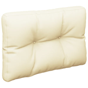 Creme Palettenkissen 50x40 cm
