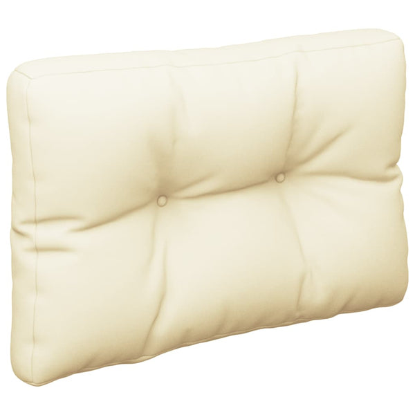 Creme Palettenkissen 50x40 cm
