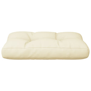 Creme Palettenkissen 50x40 cm