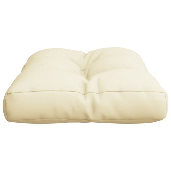 Creme Palettenkissen 50x40 cm