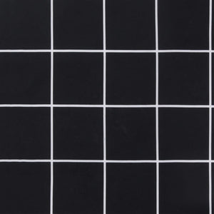 Schwarzes Palettenkissen Karomuster 50x40 cm