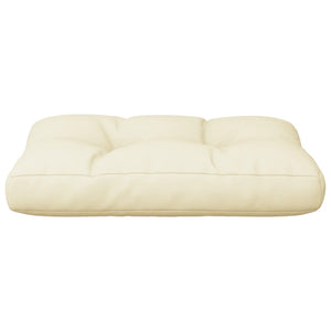 Palettenkissen Creme 60x40 cm Stoff