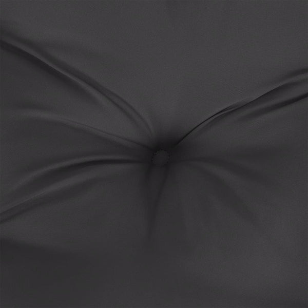 Schwarzes Palettenkissen 60x40 cm