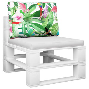 vidaXL Coussins de palettes Multicolore 60x40x12 cm Tissu