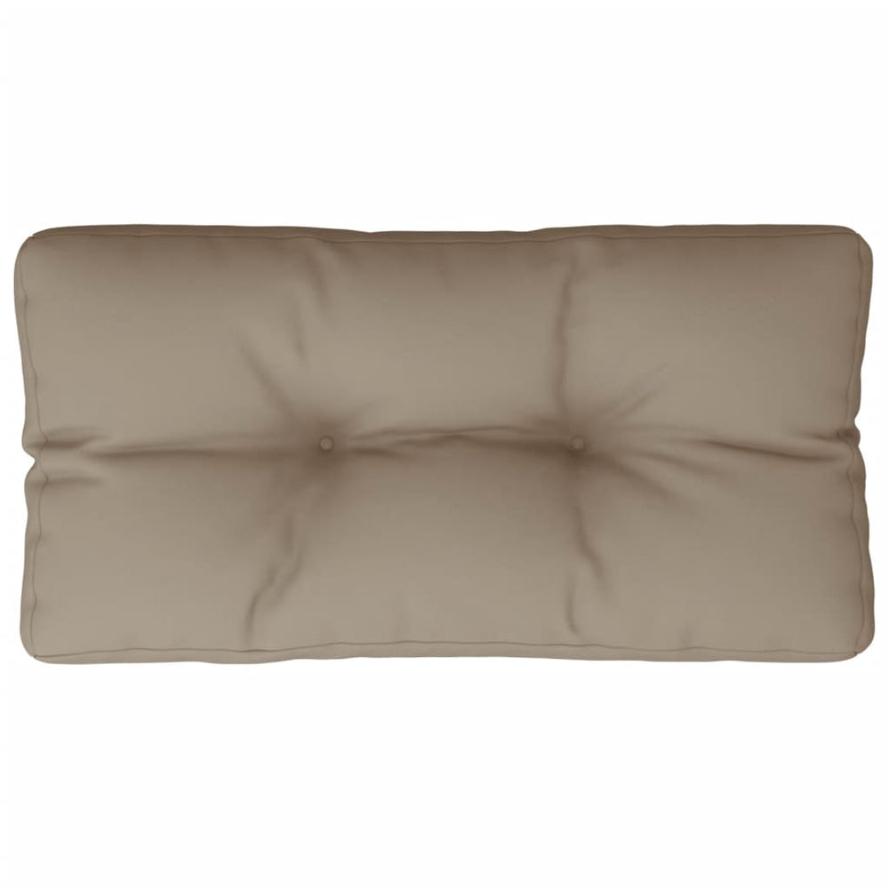 Palettenkissen Taupe 70x40 cm