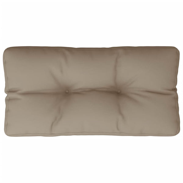 Palettenkissen Taupe 70x40 cm