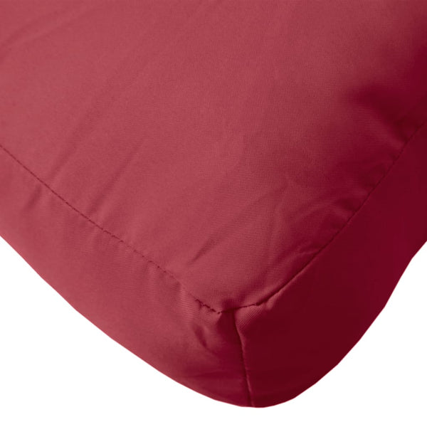 Weinrotes Palettenkissen 70x40 cm