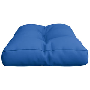 vidaXL Coussin de palette bleu royal 70x40x12 cm tissu