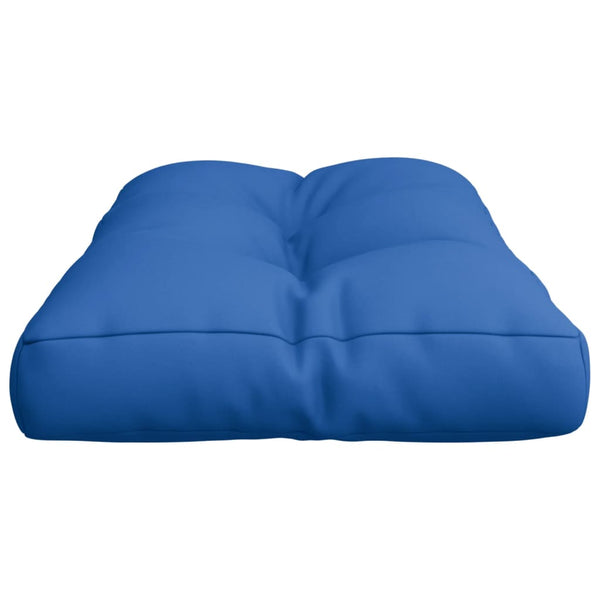 vidaXL Coussin de palette bleu royal 70x40x12 cm tissu