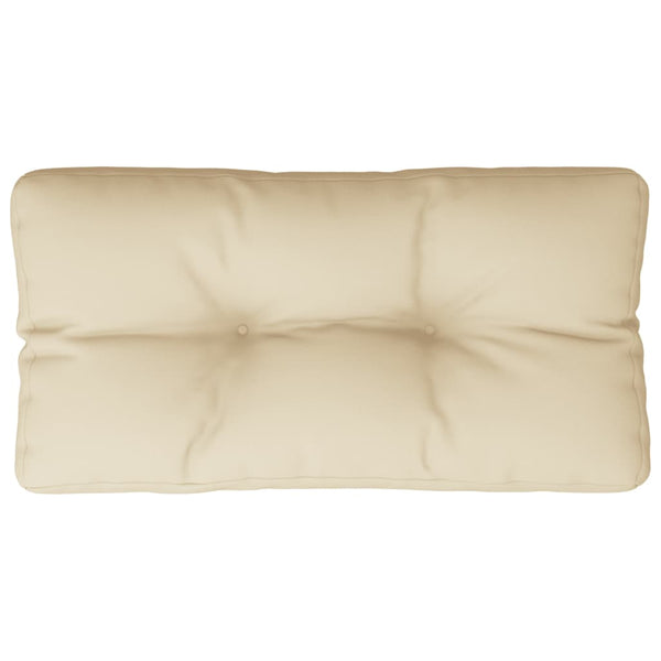 Beiges Palettenkissen 80x40 cm
