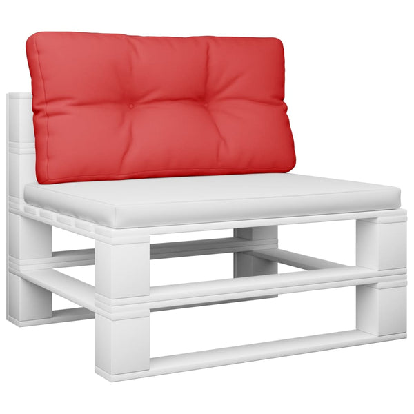 Rotes Palettenkissen 80x40 cm