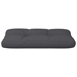 Schwarzes Palettenkissen 80x40 cm