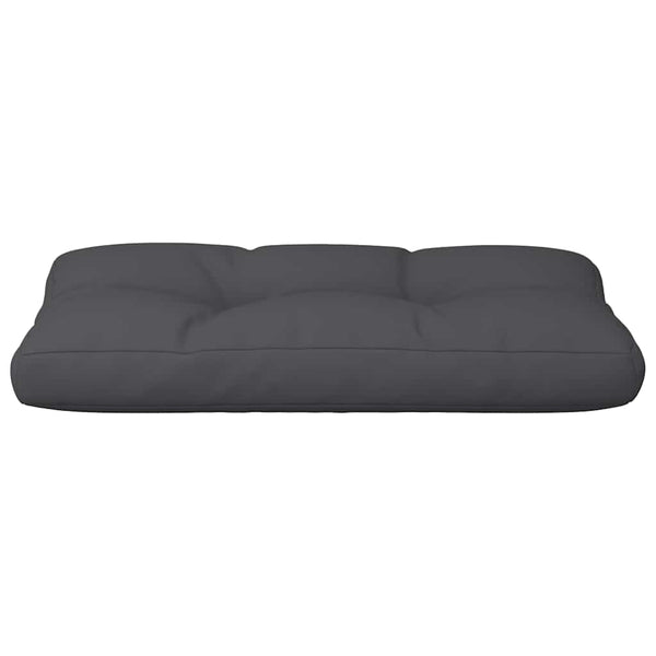 Schwarzes Palettenkissen 80x40 cm