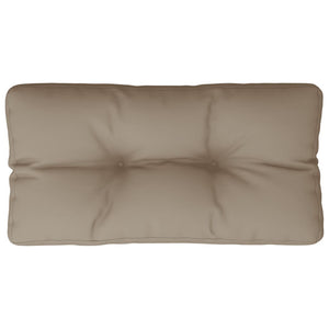 Palettenkissen Taupe 80x40 cm