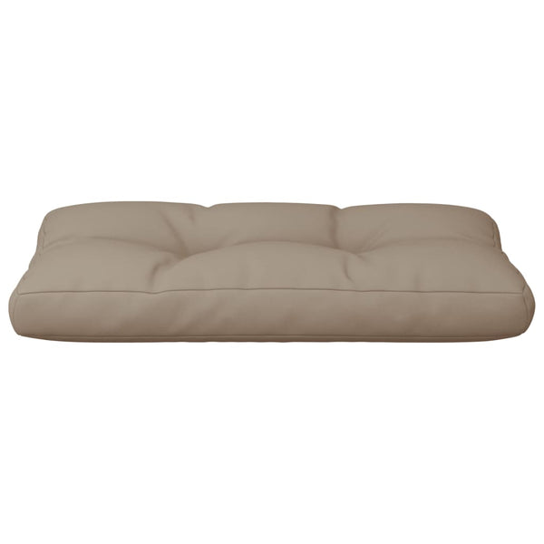 Palettenkissen Taupe 80x40 cm