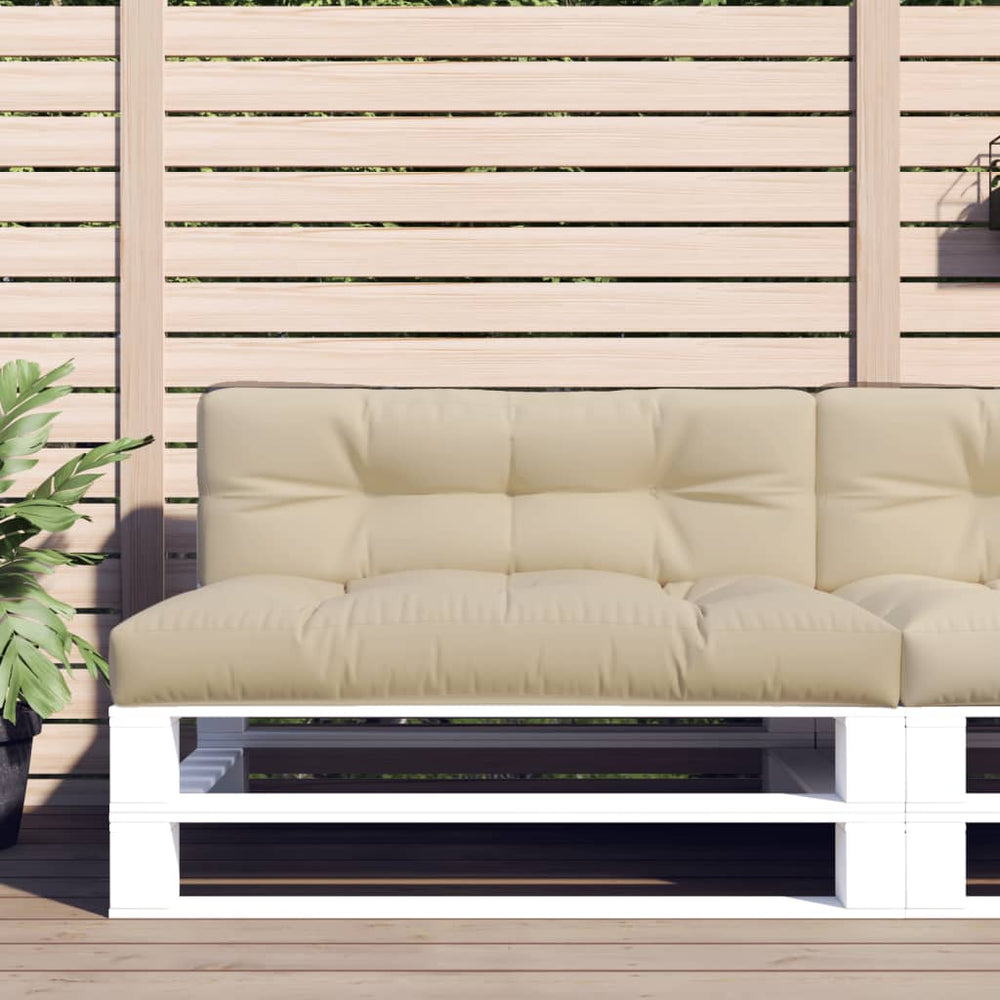 Beiges Palettenkissen 120x40 cm