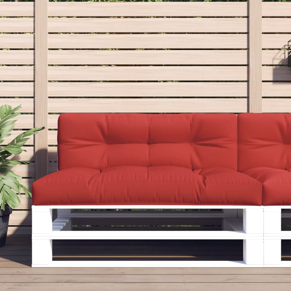 Rotes Palettenkissen 120x40 cm