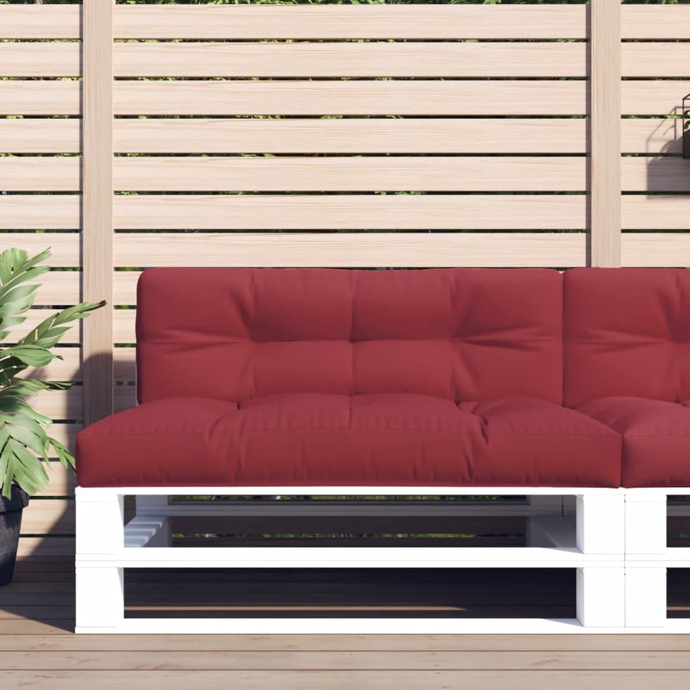 Weinrotes Palettenkissen 120x40 cm