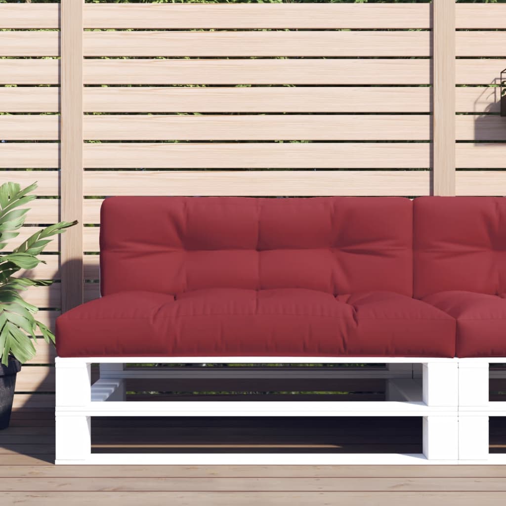 Weinrotes Palettenkissen 120x40 cm