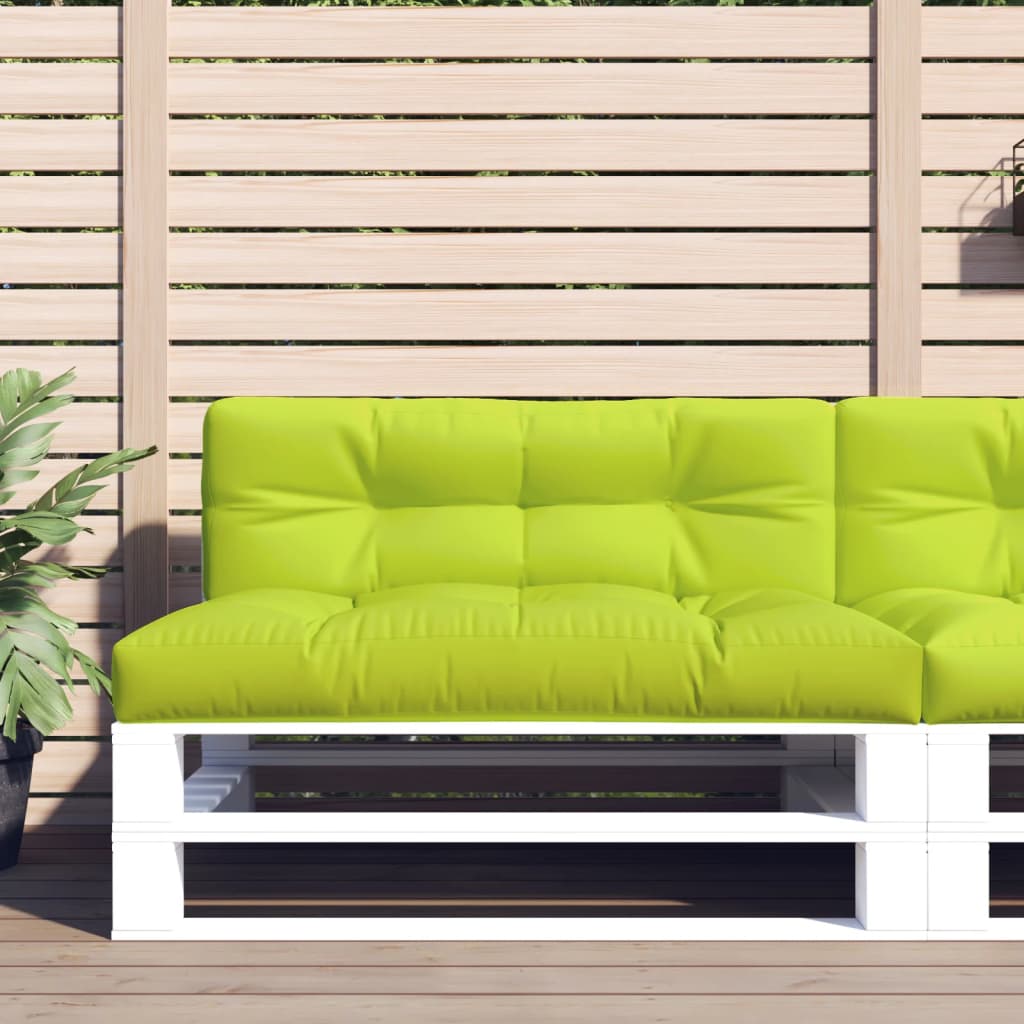 Knallgrünes Palettenkissen 120x40 cm