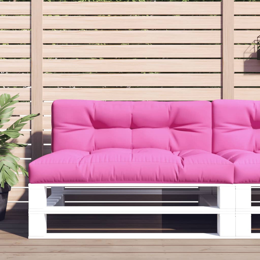 Rosa Palettenkissen 120x40 cm