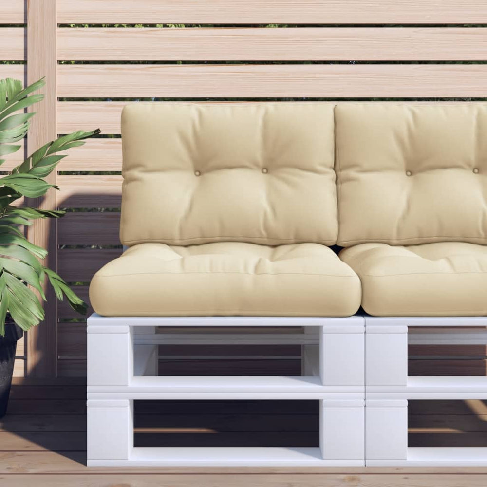 Beige Palettenkissen 2er Set