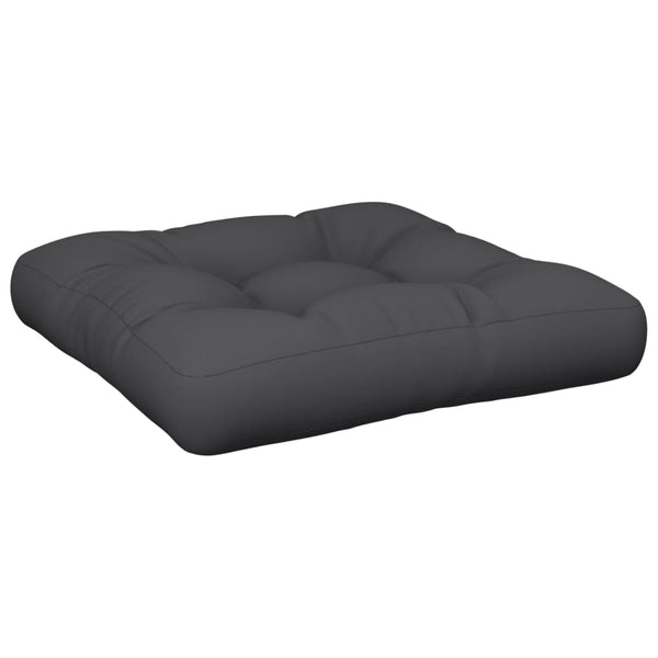 Schwarze Palettenkissen, 2er-Set