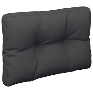 Schwarze Palettenkissen, 2er-Set