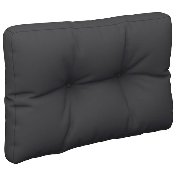 Schwarze Palettenkissen, 2er-Set