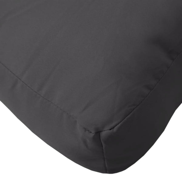 Schwarze Palettenkissen, 2er-Set