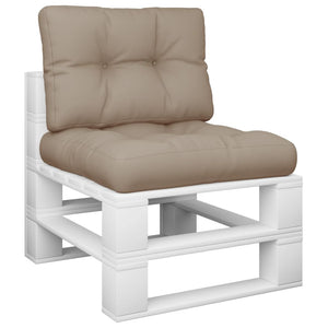 Palettenkissen 2er Set Taupe
