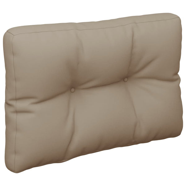 Palettenkissen 2er Set Taupe