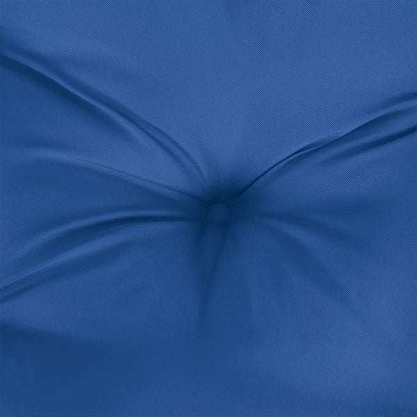Königsblaue Palettenkissen, 2er Set