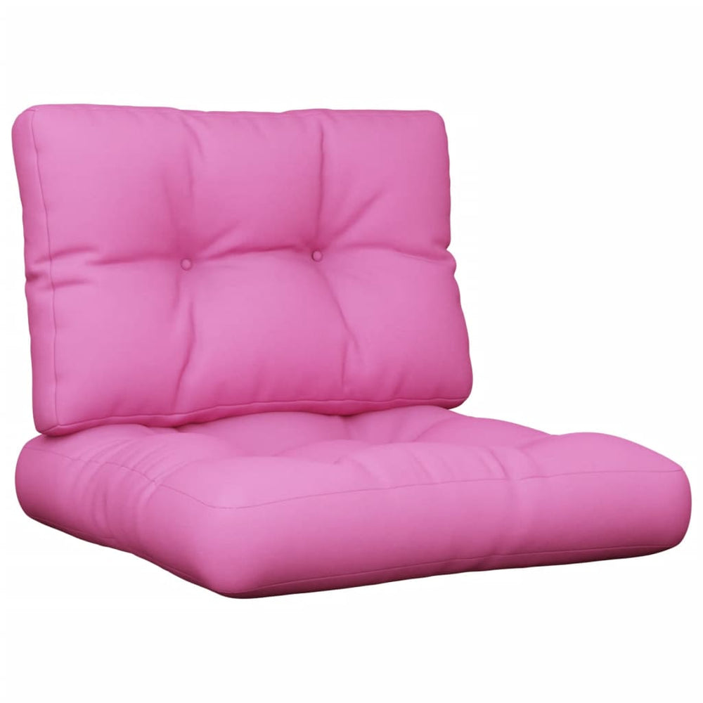 Rosa Palettenkissen 2er Set