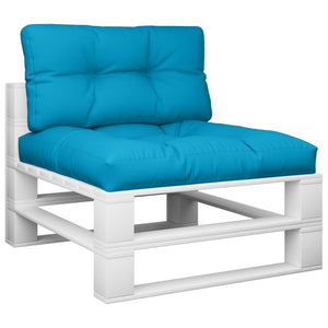 Hellblaue Palettenkissen, 2-teiliges Set
