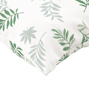 vidaXL Coussins de palette 2 pcs Motif feuilles Tissu Oxford