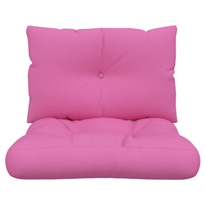 2er-Set Palettenkissen Rosa Oxford