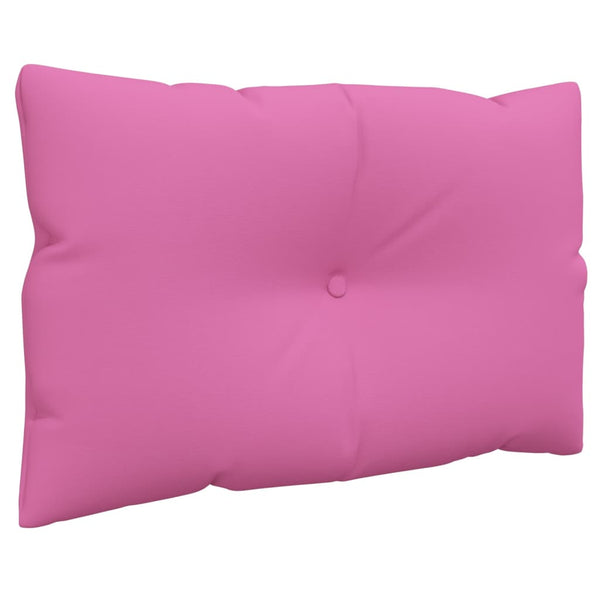 2er-Set Palettenkissen Rosa Oxford