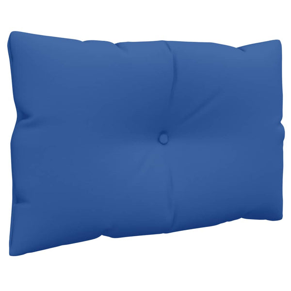 vidaXL Coussins de palette 3 pcs Bleu roi Tissu