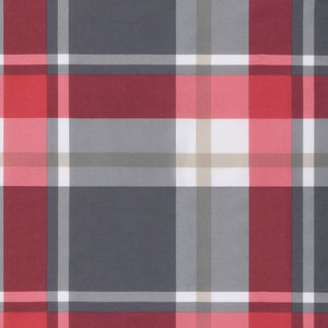 Palettenkissen 3-teilig Rot Karomuster