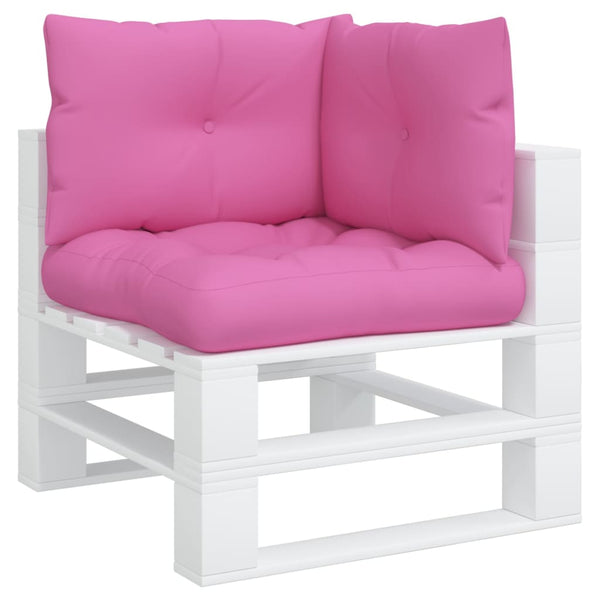 Palettenkissen 3er Set Rosa Oxford