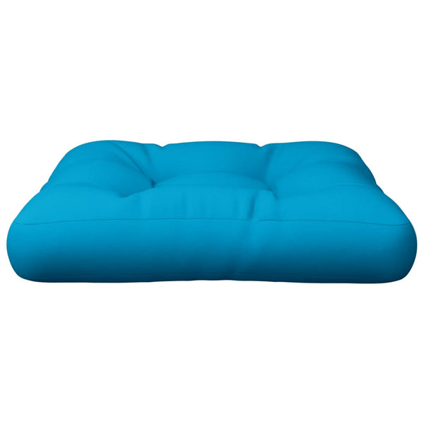 Blaues Palettenkissen Stoff