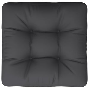 Schwarzes Palettenkissen 60x61,5 cm