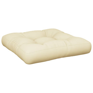 Creme Palettenkissen 58x58 cm