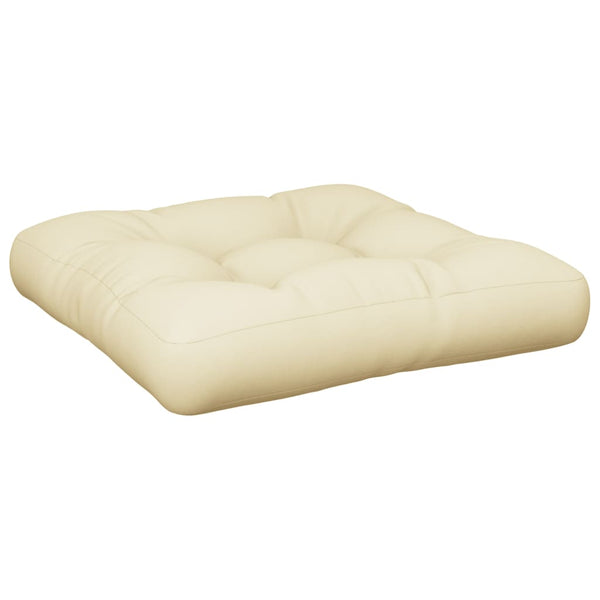 Creme Palettenkissen 58x58 cm