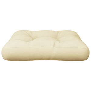 Creme Palettenkissen 58x58 cm