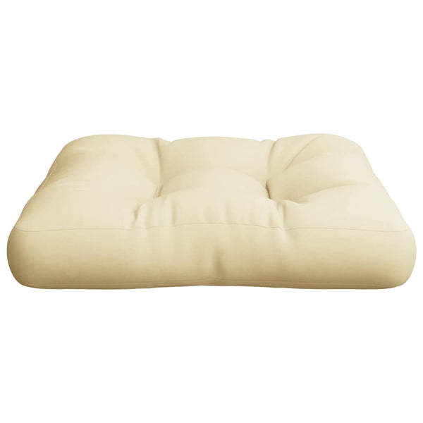 Creme Palettenkissen 58x58 cm