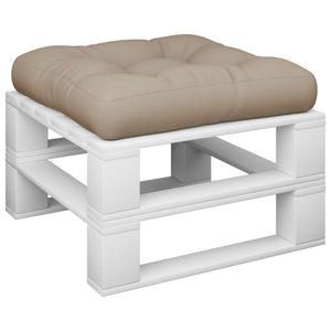 Palettenkissen Taupe 58x58 cm Stoff