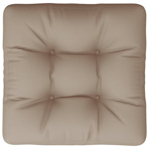 Palettenkissen Taupe 58x58 cm Stoff